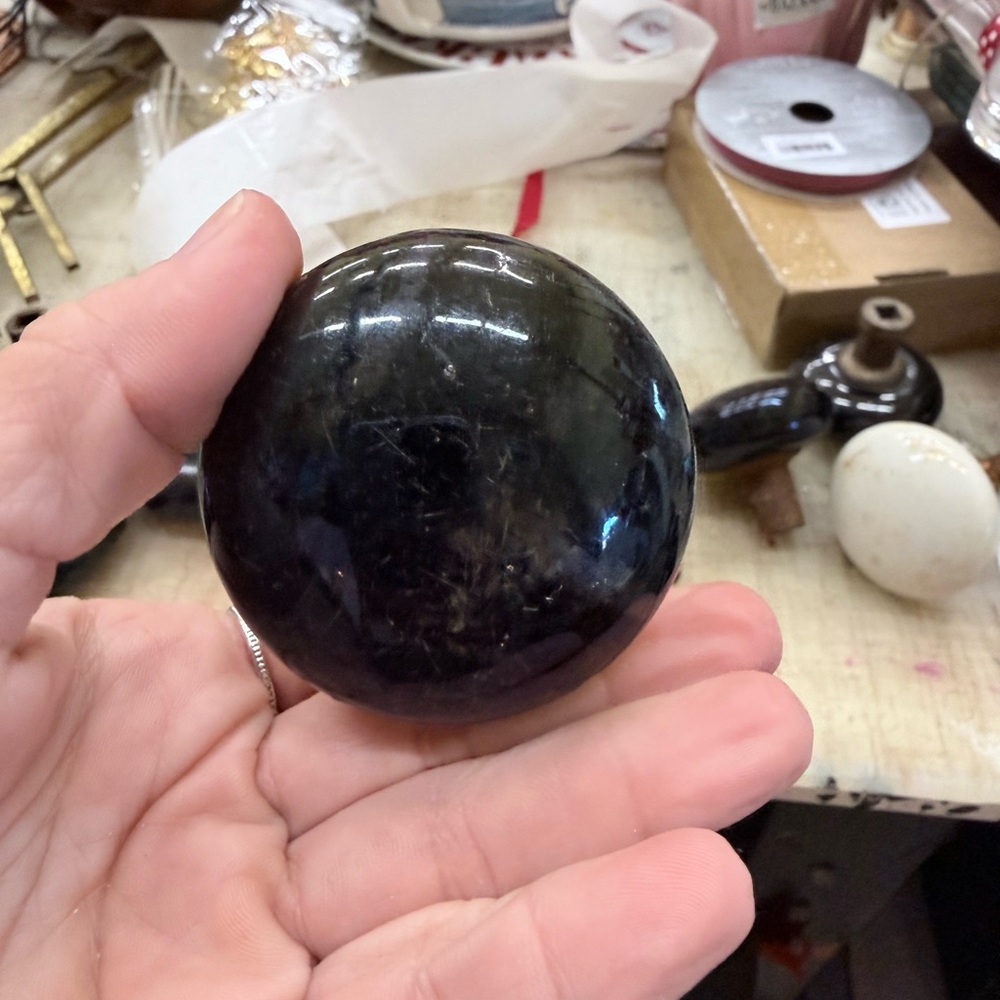 Black OR White Porcelain Door Knob  Multiple Available - Decorative Vintage